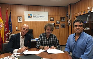 Convenio con el Ilustre Colegio de Fisioterapeutas de Madrid